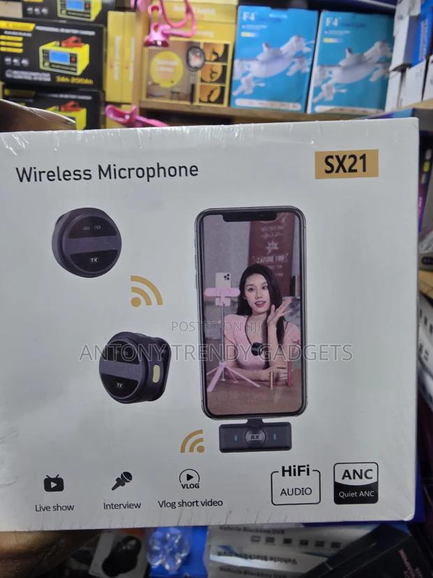 Sx21 Wireless Microphone for Phone – Hifi Audio, Noise Reductiontik T - main view