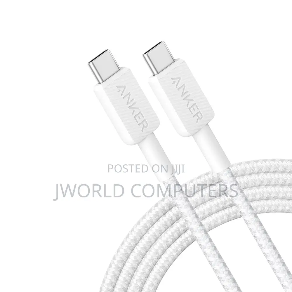 Anker 322 Usb-C to Usb-C Cable(6ft)White