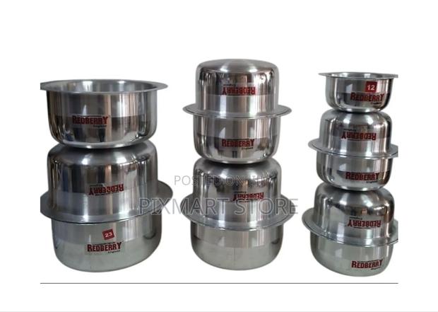 Redberry Premium 12pcs Aluminium Cooking Pots Set