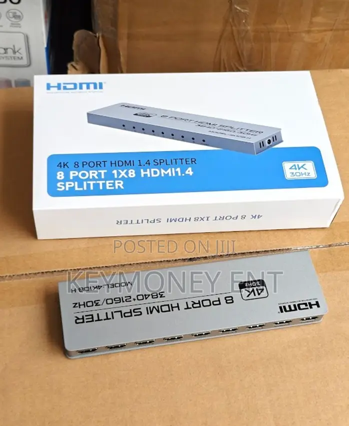 3840"2160 8way 8port Hdmi 1.4 Splitter
