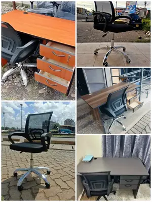 Generic Mesh Chair With Desk Jy