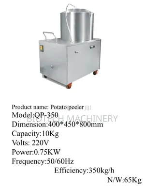 Commercial 10kgs Potato Peeler