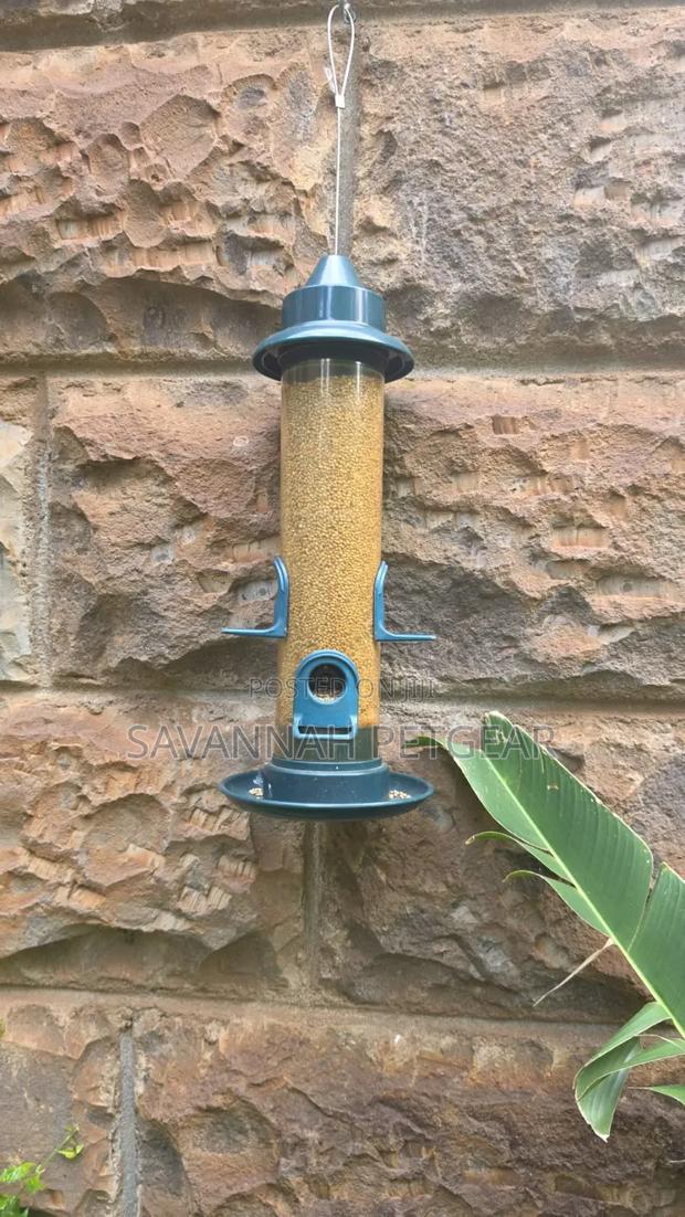 Hanging Tube Bird Feeder for Wild Birds