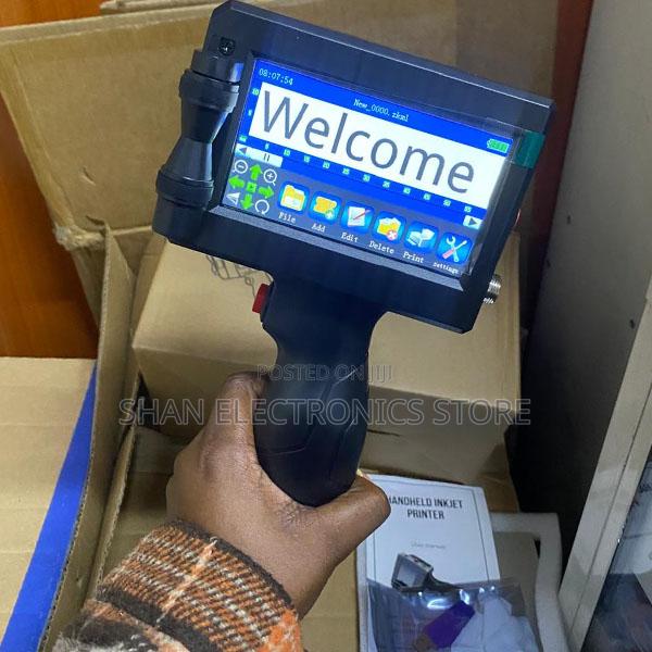 12.7mm Handheld Inkjet Printer Touchscreen Coder Label Qr Code Barcode - main view