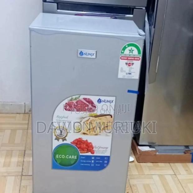 Shinny Silver. Newly Nunix 92l Fridge