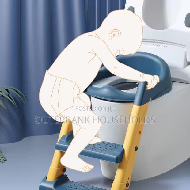 Baby Auxiliary Toilet Ladder Folding Seat For Kids