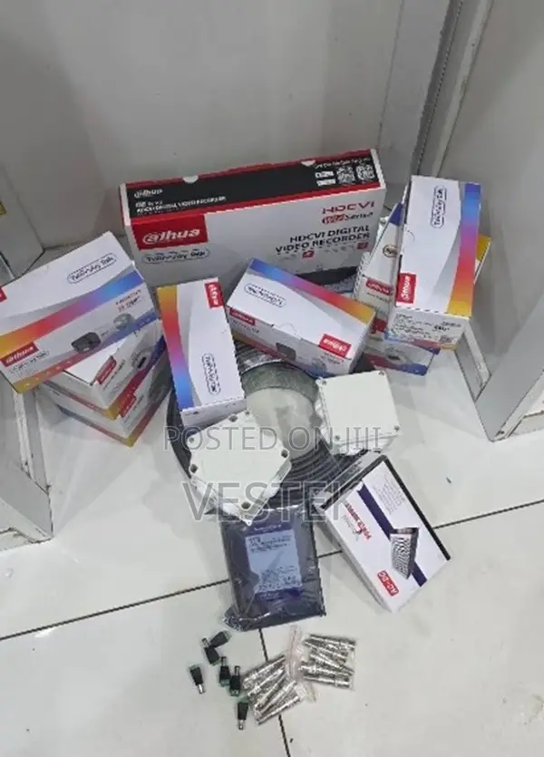Complete 8ch Dahua Full Colored Cameras With 1tb HDD