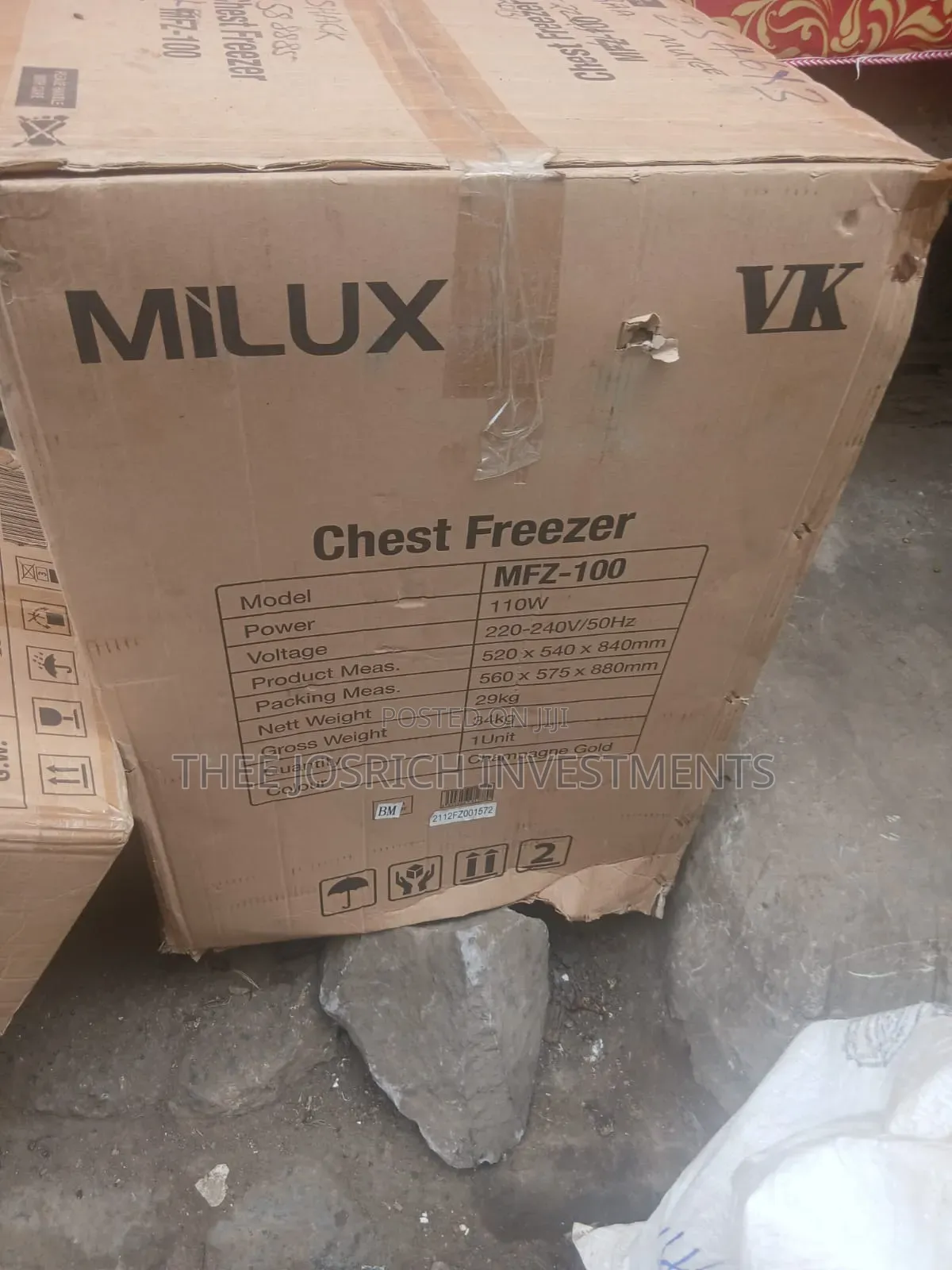 Milux Deep Freezer 100 Litres