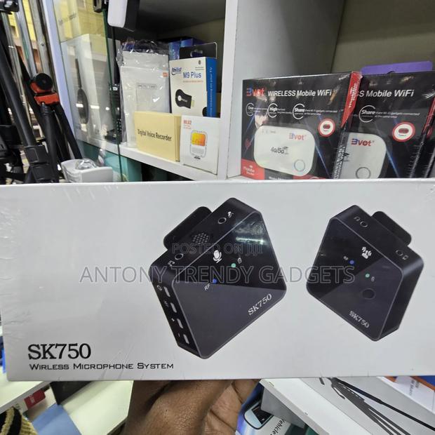 Sk750 Wireless Microphone System – Professional Audio for Recording - thumbnail 2
