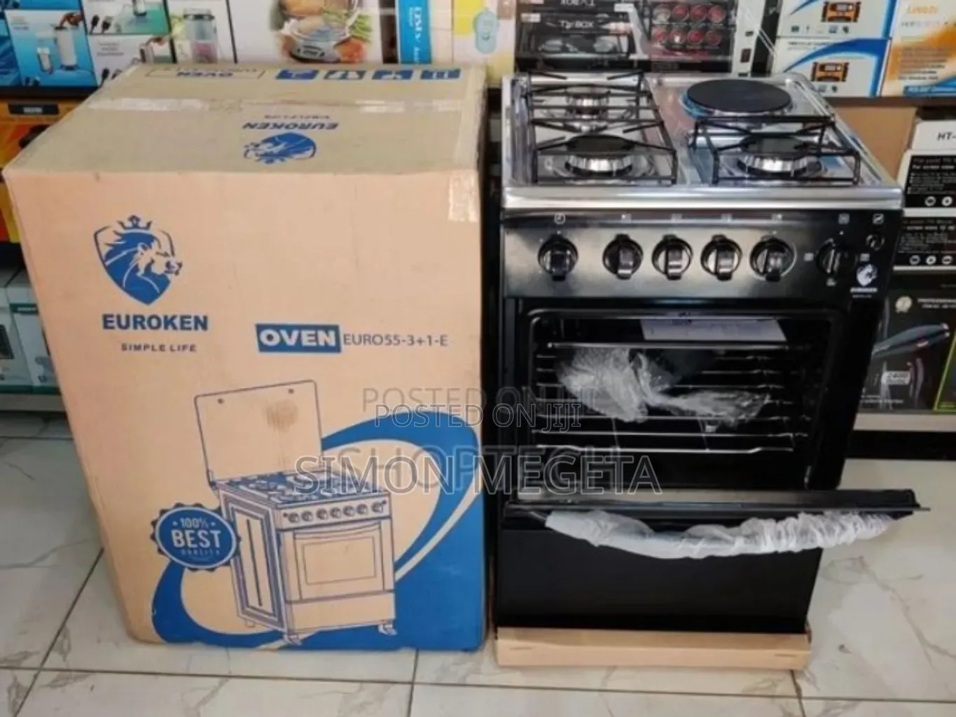 With 14months Warranty Euroken 3+1x Cooker