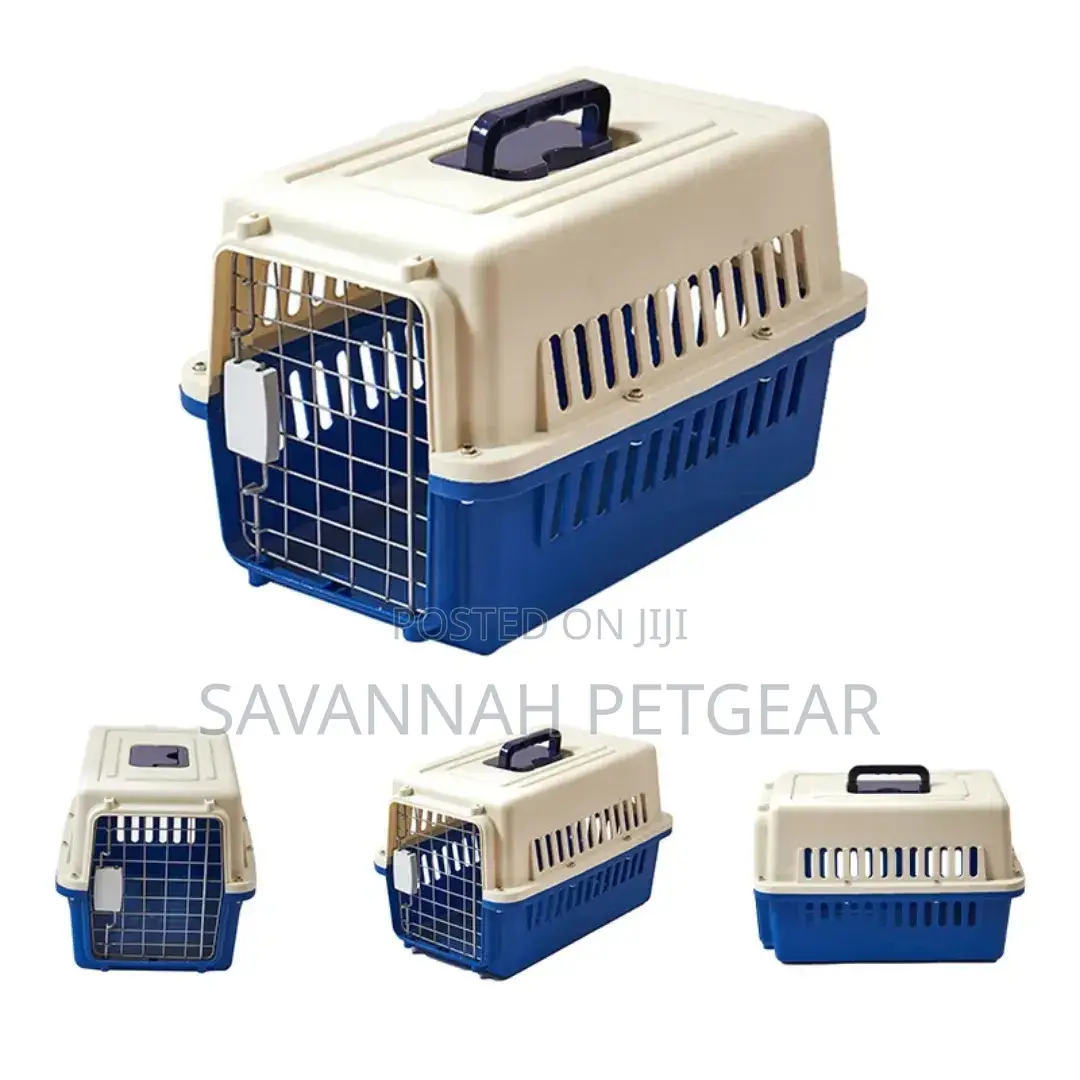 Small Portable Pet Travel Airplane Cages Plastic Carriers