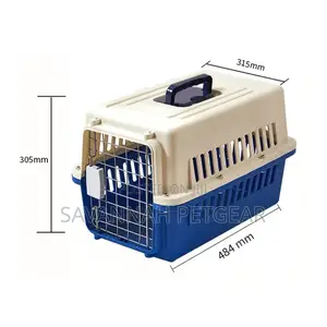 Small Portable Pet Travel Airplane Cages Plastic Carriers