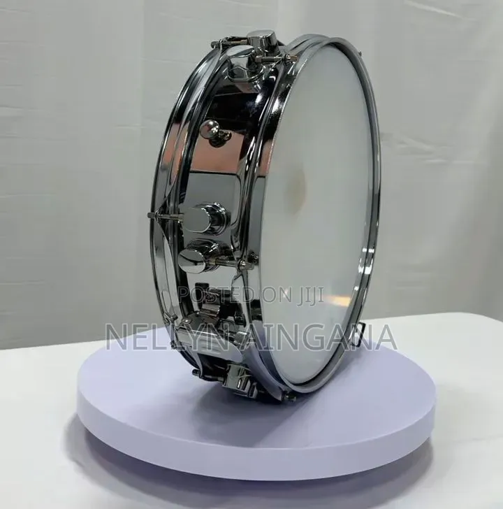 Slim Proffecianal Metal Snare Drum With Pressure Pitch Knob