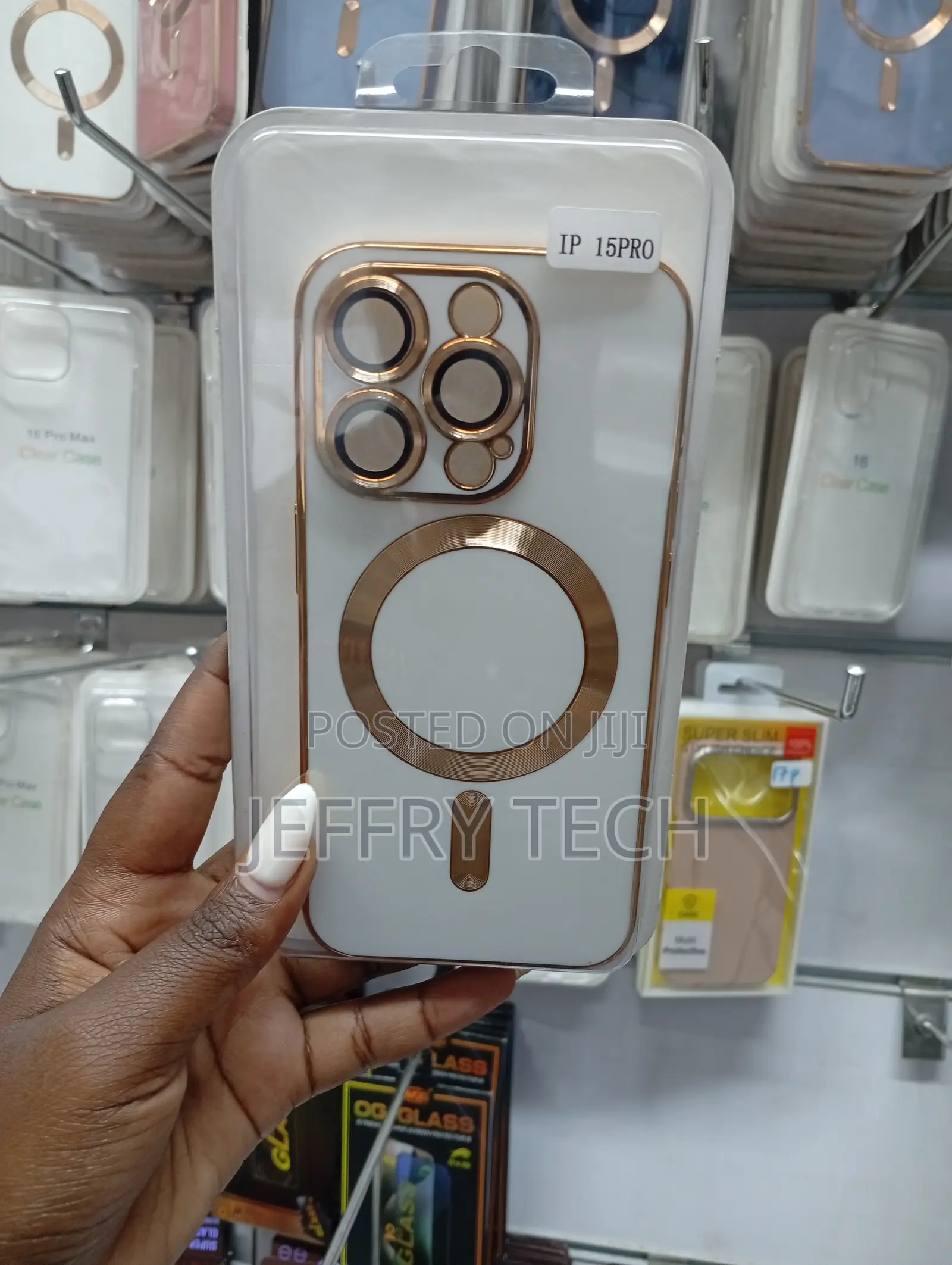 iPhone 15 Pro Magsafe Plating Tpu Phone Case
