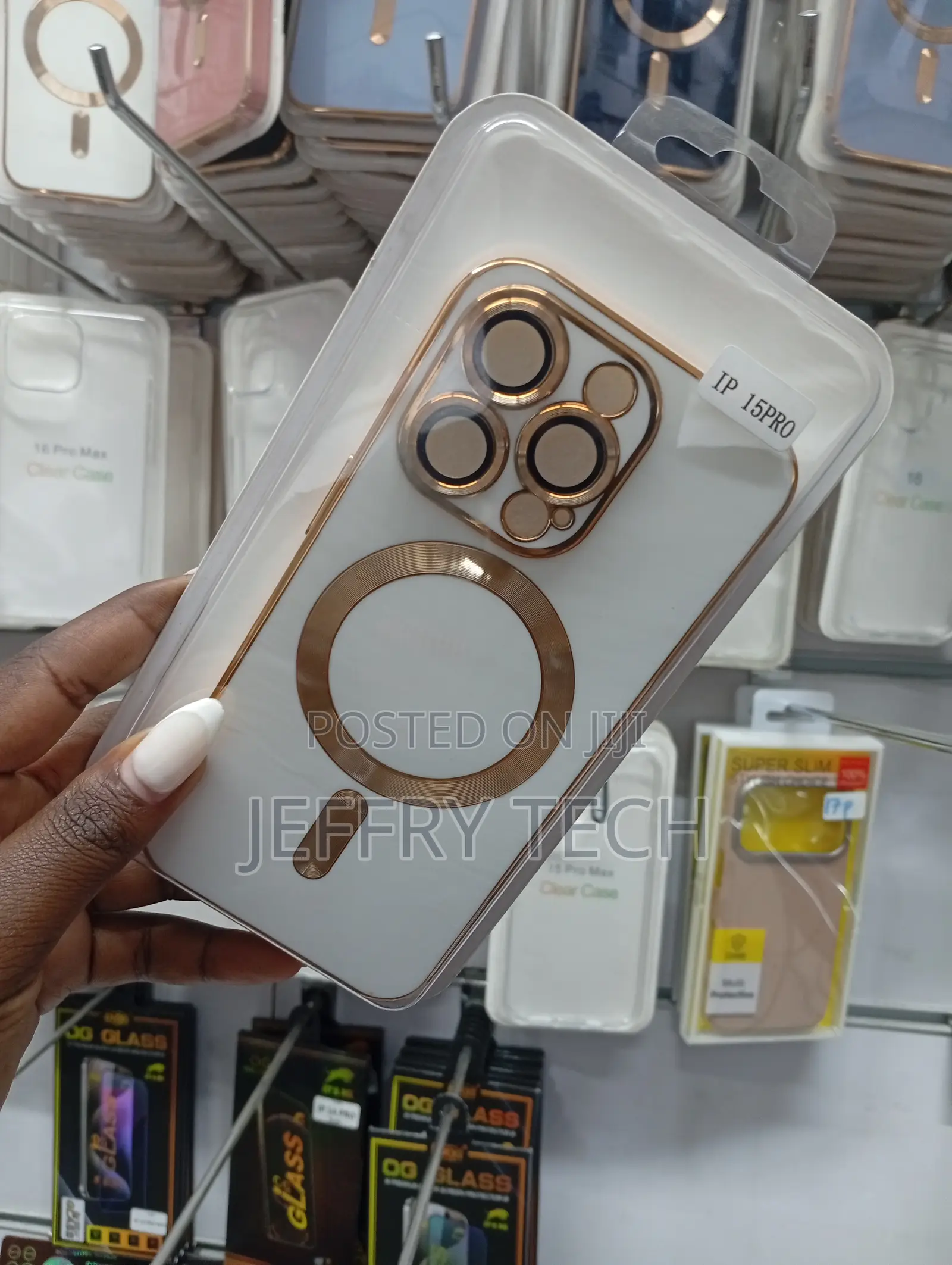 iPhone 15 Pro Magsafe Plating Tpu Phone Case