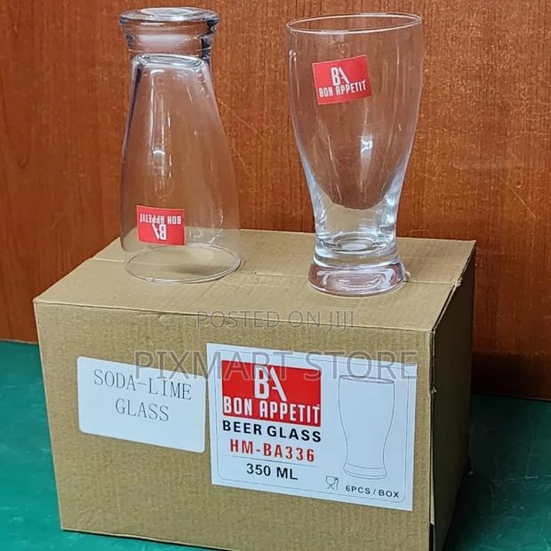 350ml Beer Glasses Set of 6pcs – Bon Appetit Strong Glassware