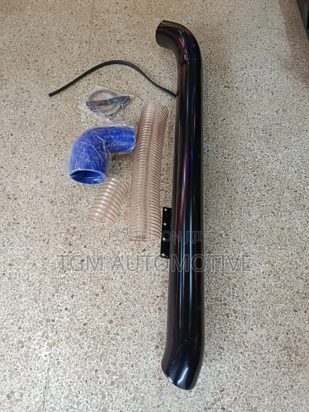 Steel Black Snorkel Hilux Revo
