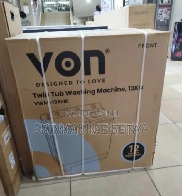 Restocked Stock Von 13kgs Washing Machine
