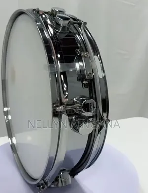 Slim Proffecianal Metal Snare Drum With Pressure Pitch Knob