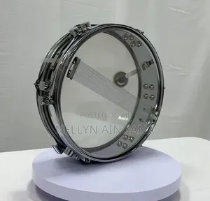 Slim Proffecianal Metal Snare Drum With Pressure Pitch Knob