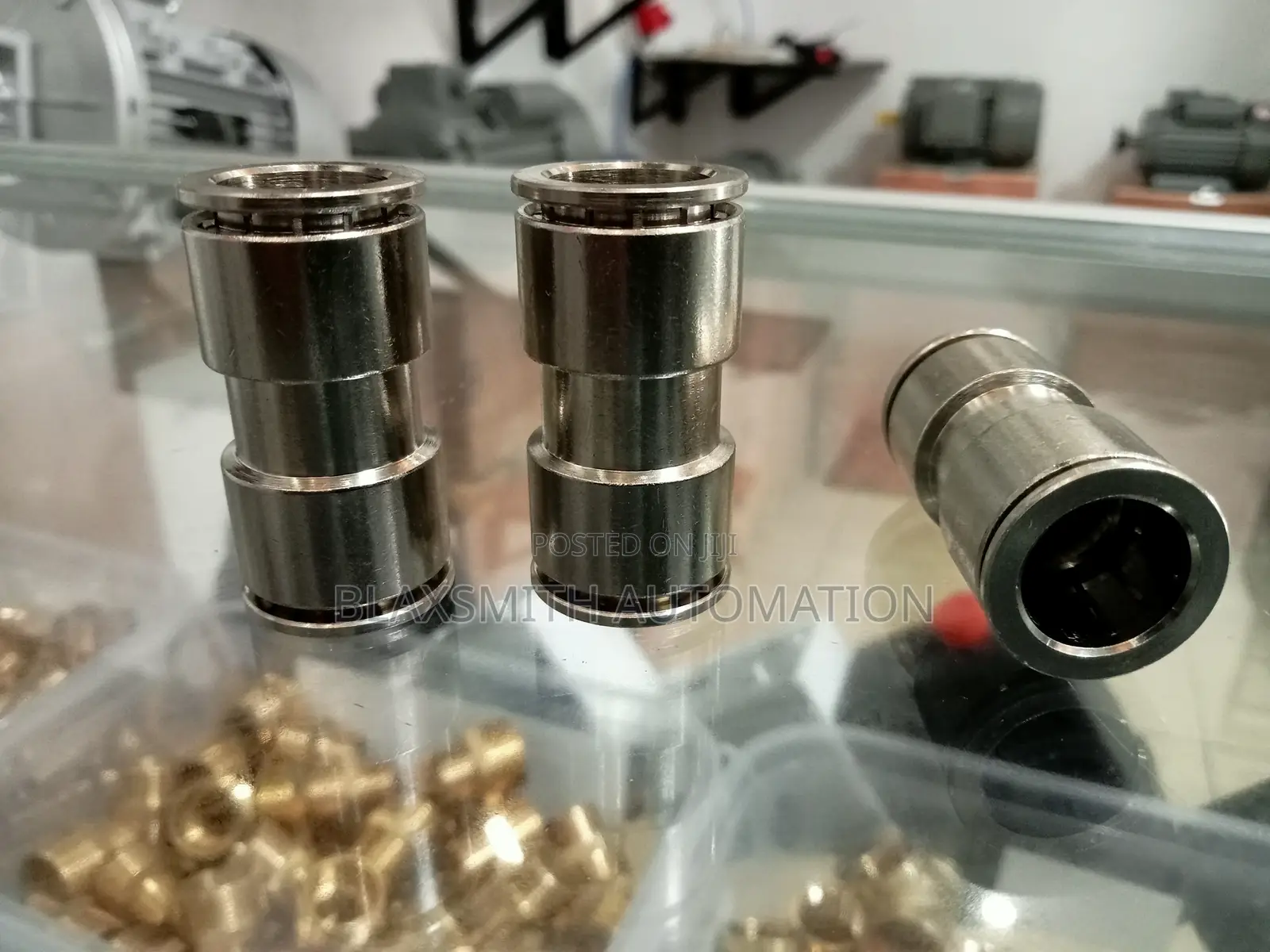 Pneumatic Metallic Straight Connector