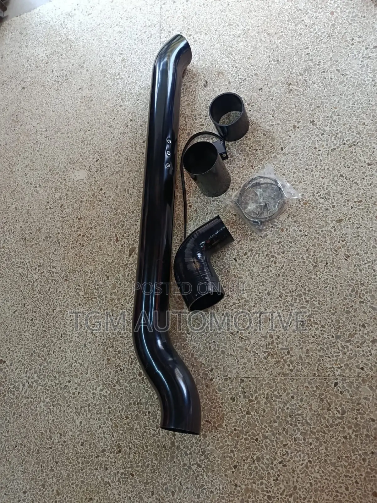 Steel Black Snorkel Hilux Vigo