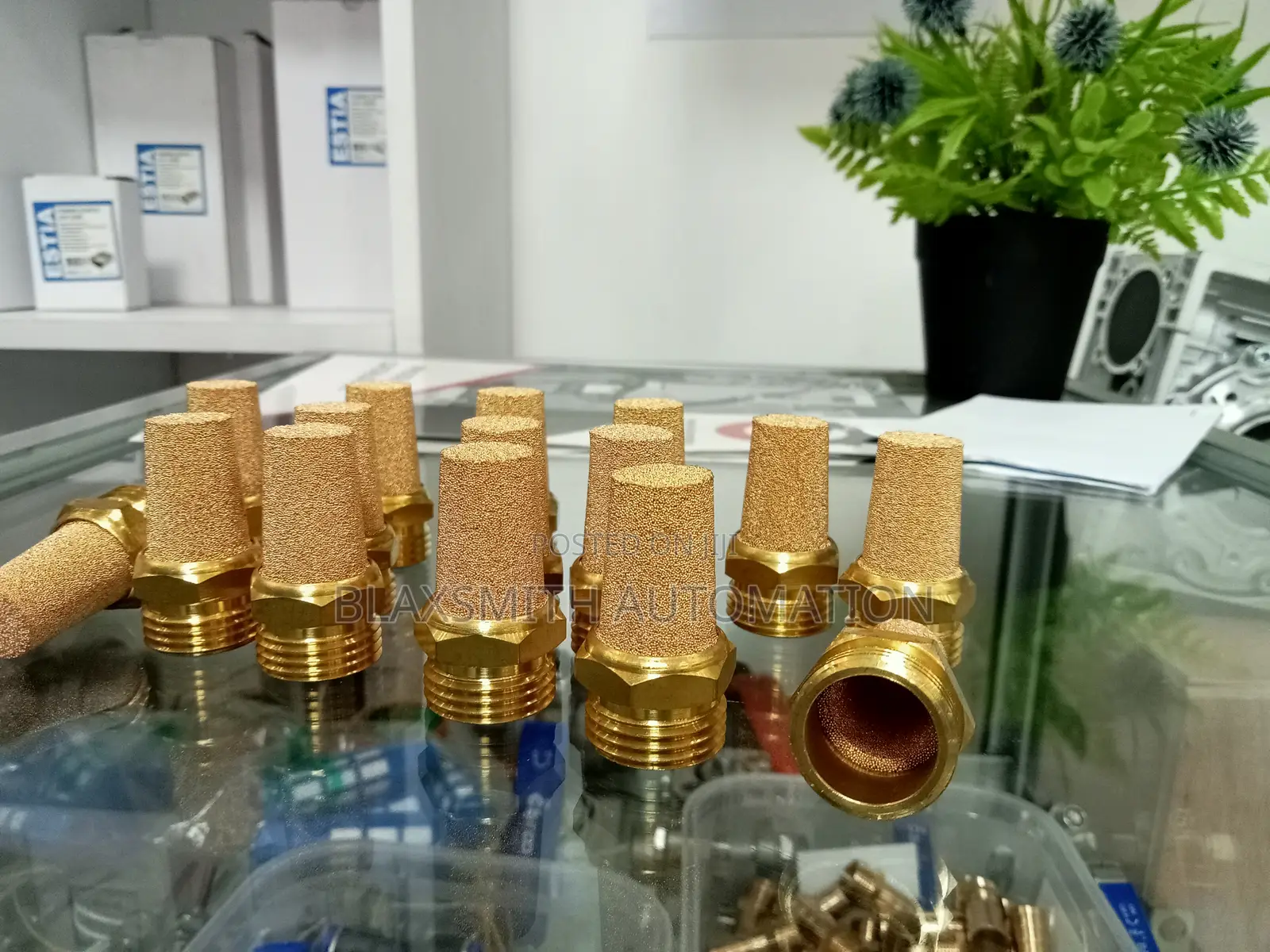 Pneumaitic Brass Air Silencer