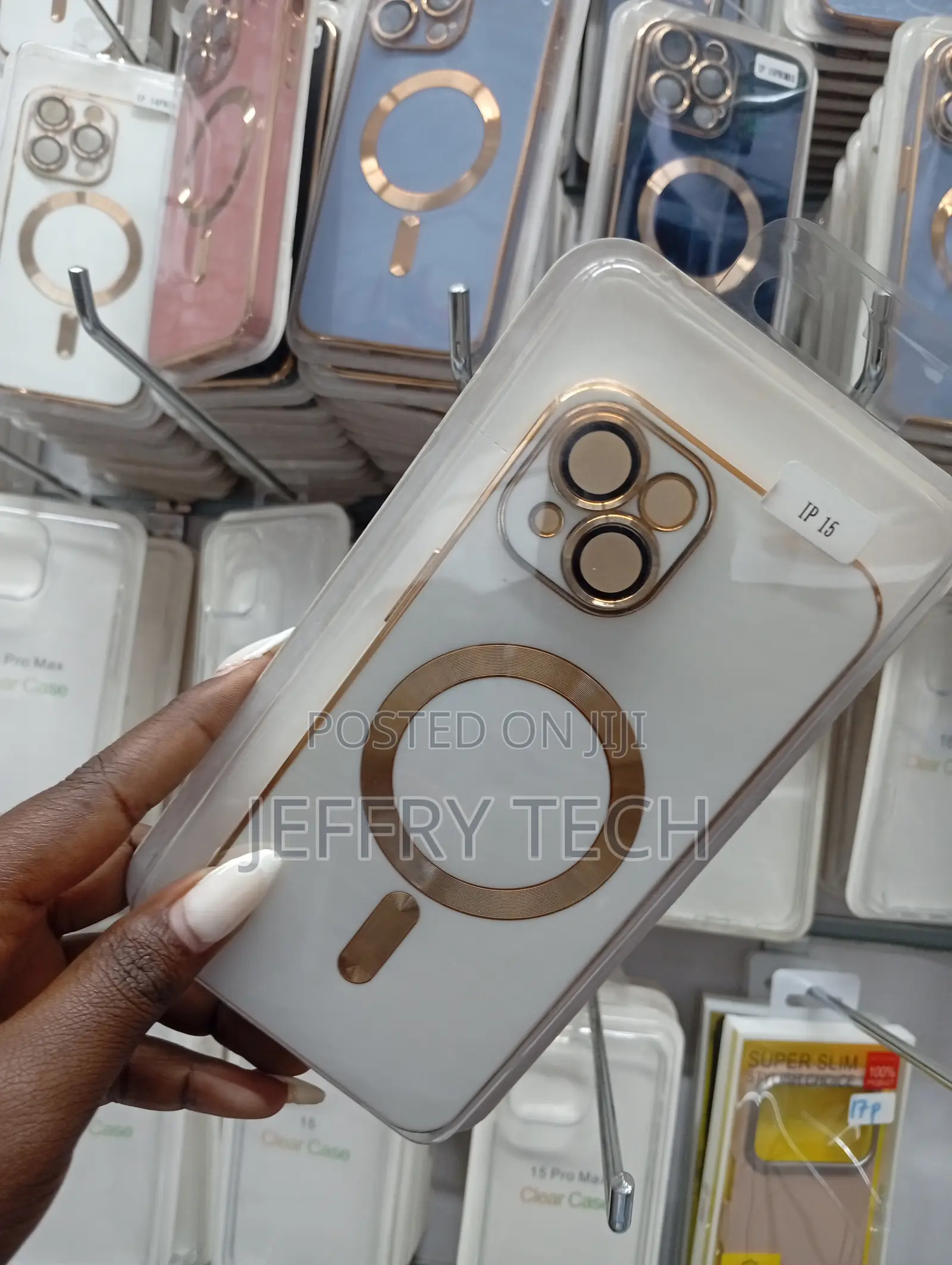 Case With an Electroplated , Designed for iPhone Models