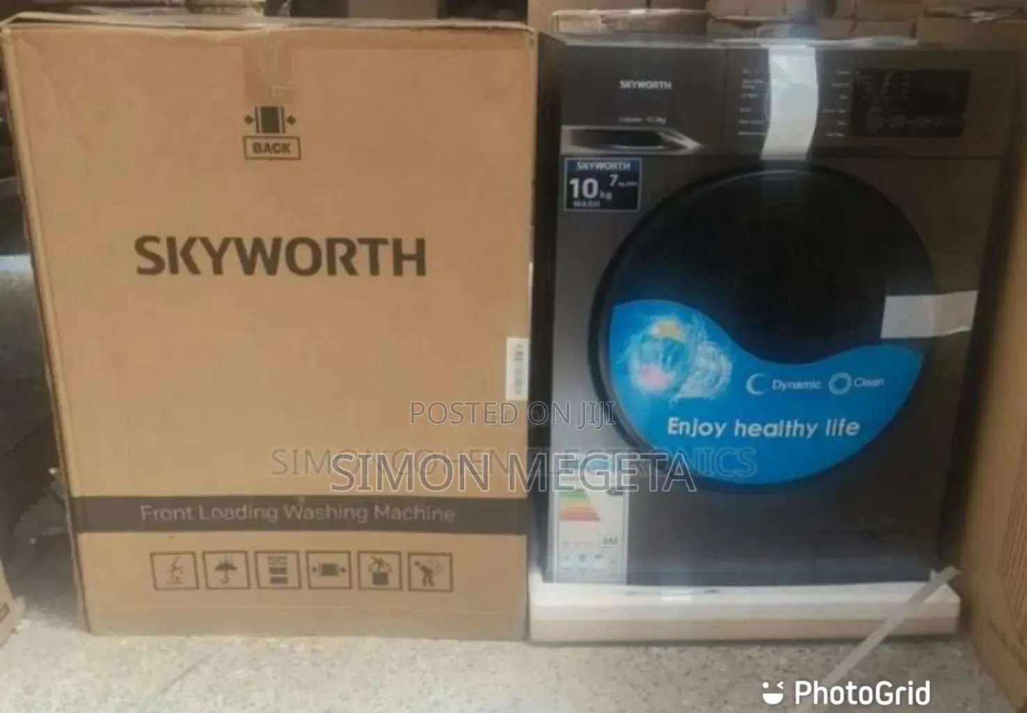 Elite Black Skyworth 8kgs Washing Machine