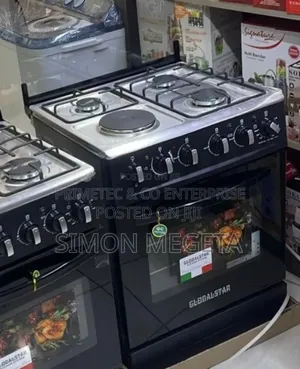 With Electric Oven and Plates Globalstar 60*60 3+1 Cooker