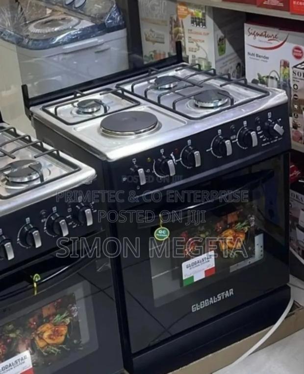 With Electric Oven and Plates Globalstar 60*60 3+1 Cooker