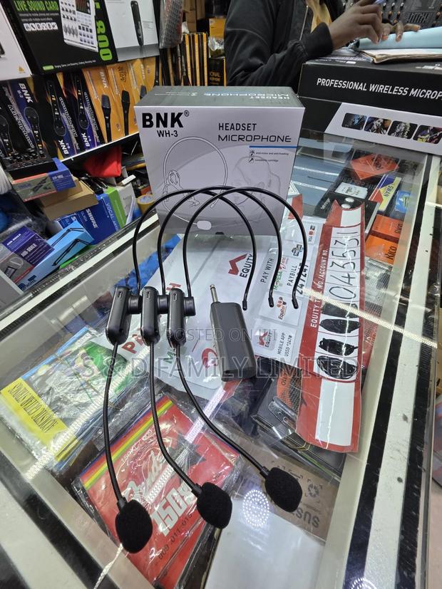 BNK Wh-3 Three in One Wireless Headrest Microphone - thumbnail 2