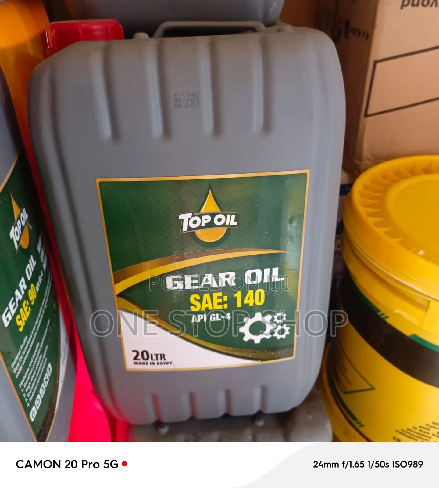 20l Top Oil Gear Oil 140 Made in Egypt