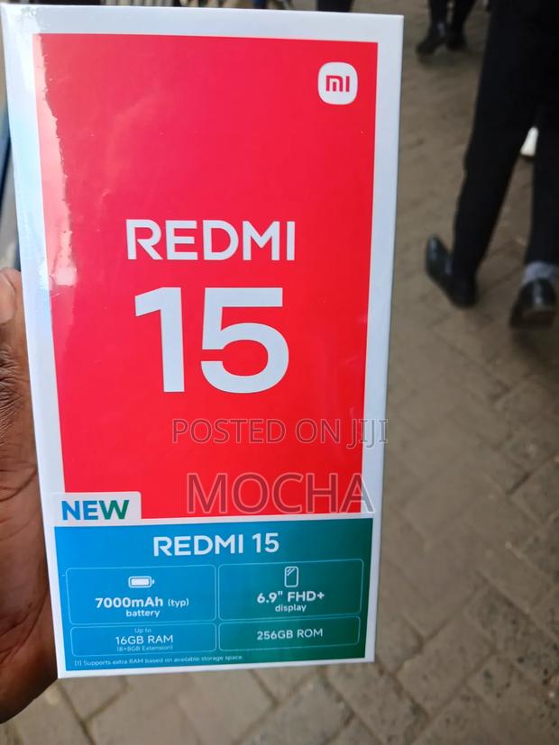 New Xiaomi Redmi 15 256 GB Black