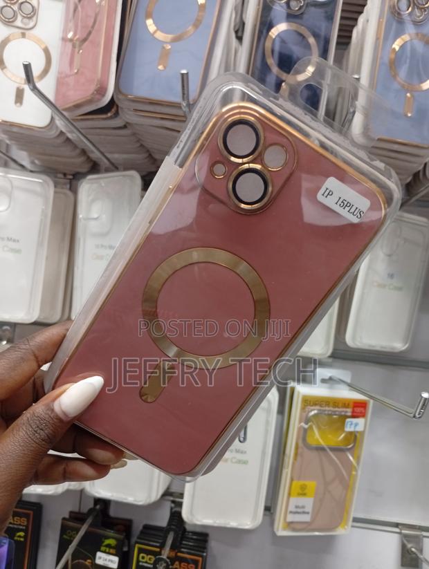 iPhone 15 Plus Electroplated Clear Phone Case - thumbnail 2