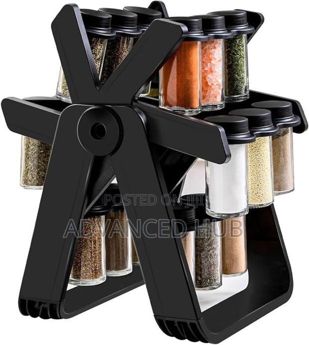 Windmill 18 Jar Rotating Spice Rack (18pc) - thumbnail 3