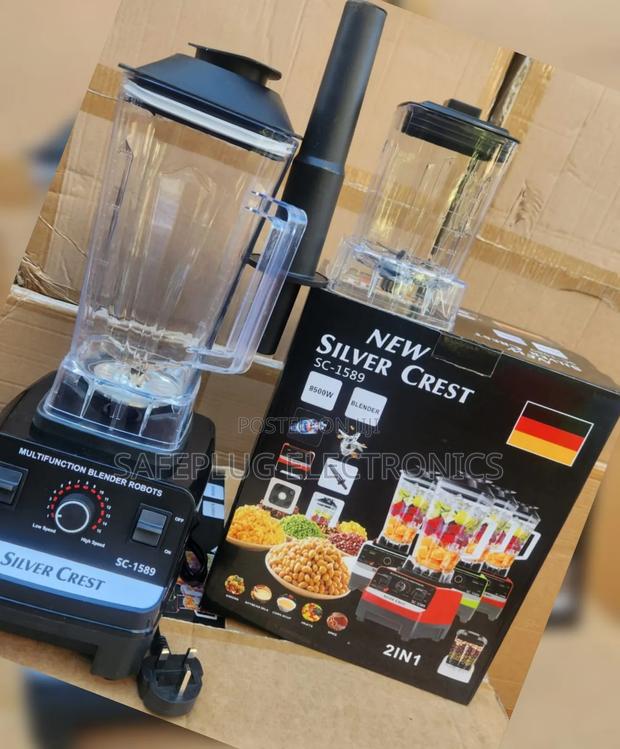 Powerful 8500 Watts Silver Crest Blender Sc-1589 | 2.5l Jug + Grinder - main view