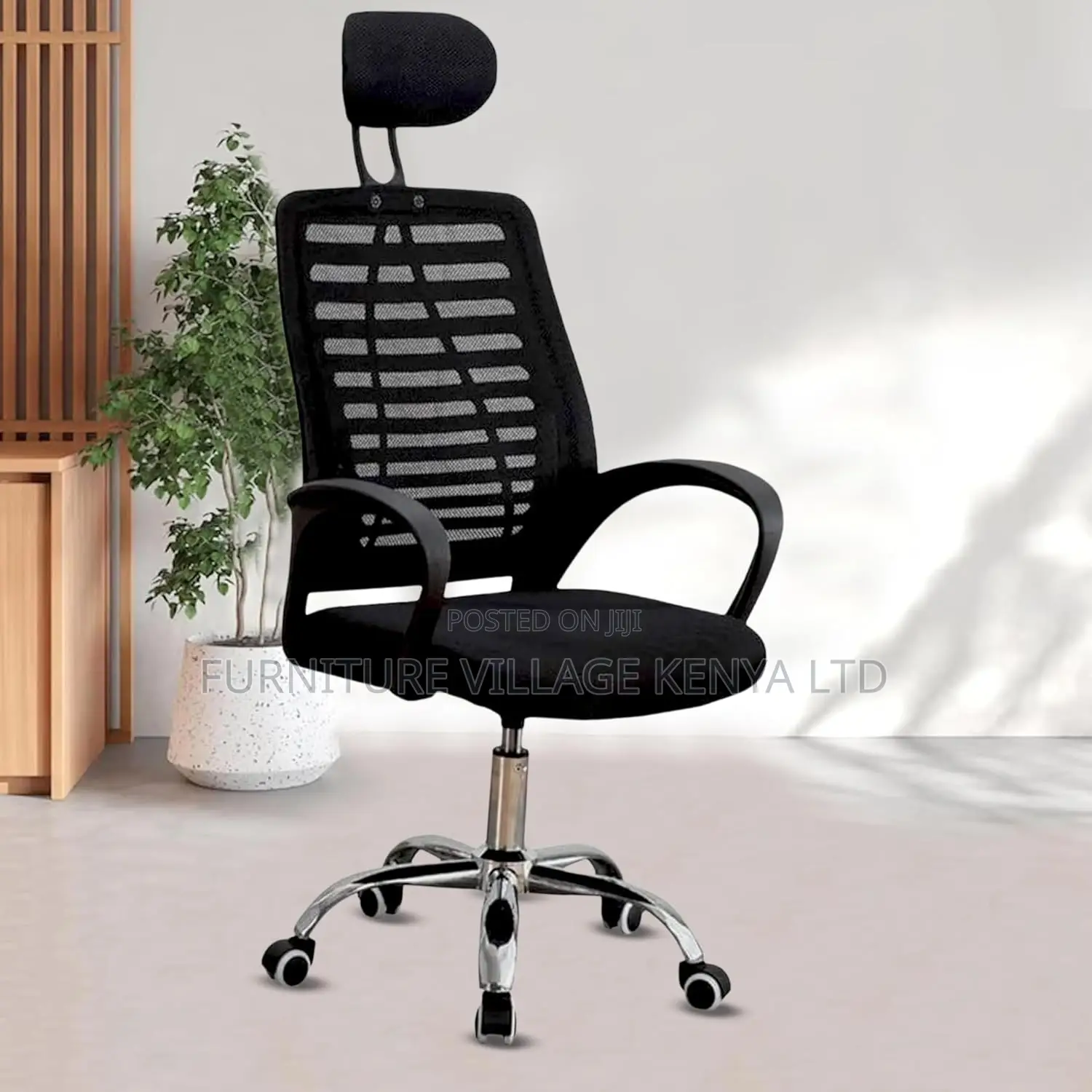 Swivel Mesh Breathable Headrest Task Chair