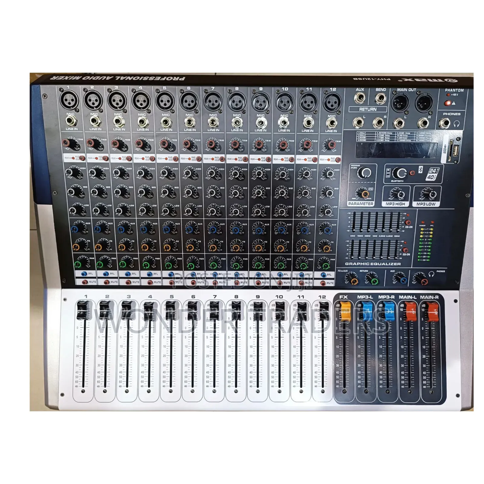Pro Mixer Phy 12ch Powered Mixed