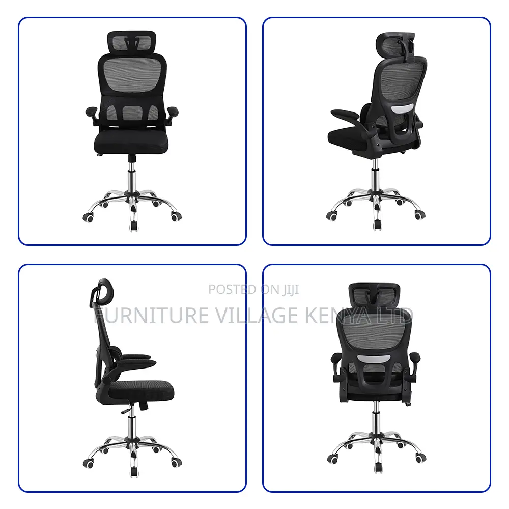 Modern Ergonomic Mesh Seat With Flip Arm's
