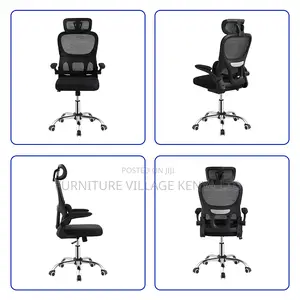 Modern Ergonomic Mesh Seat With Flip Arm's