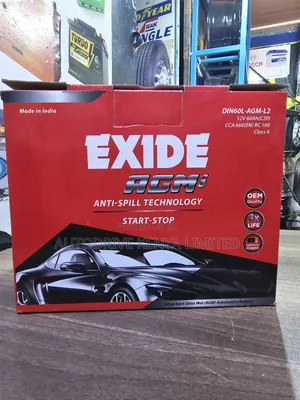 Din60 Exide Agm Start-Stop Battery