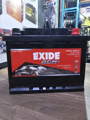 Din60 Exide Agm Start-Stop Battery
