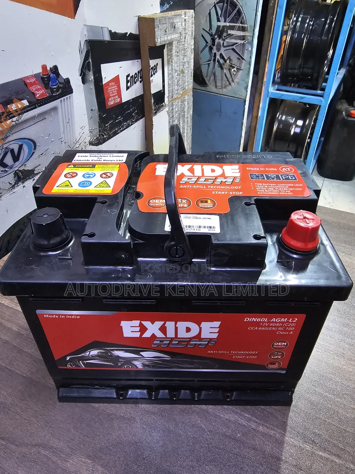 Din60 Exide Agm Start-Stop Battery