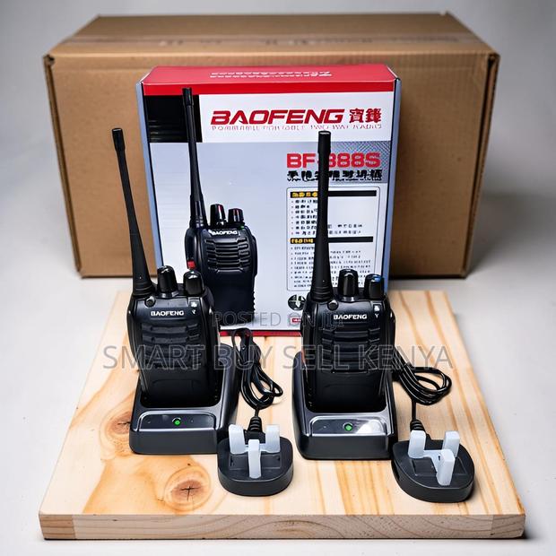 Compact Power Baofeng Bf-888s Walkie 2-Way Talkie Radio Calls-2 Pieces
