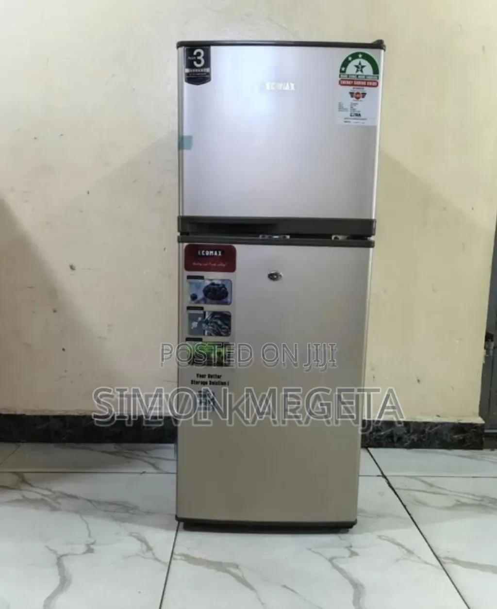 WTH 3years Warranty Ecomax 118l Fridge