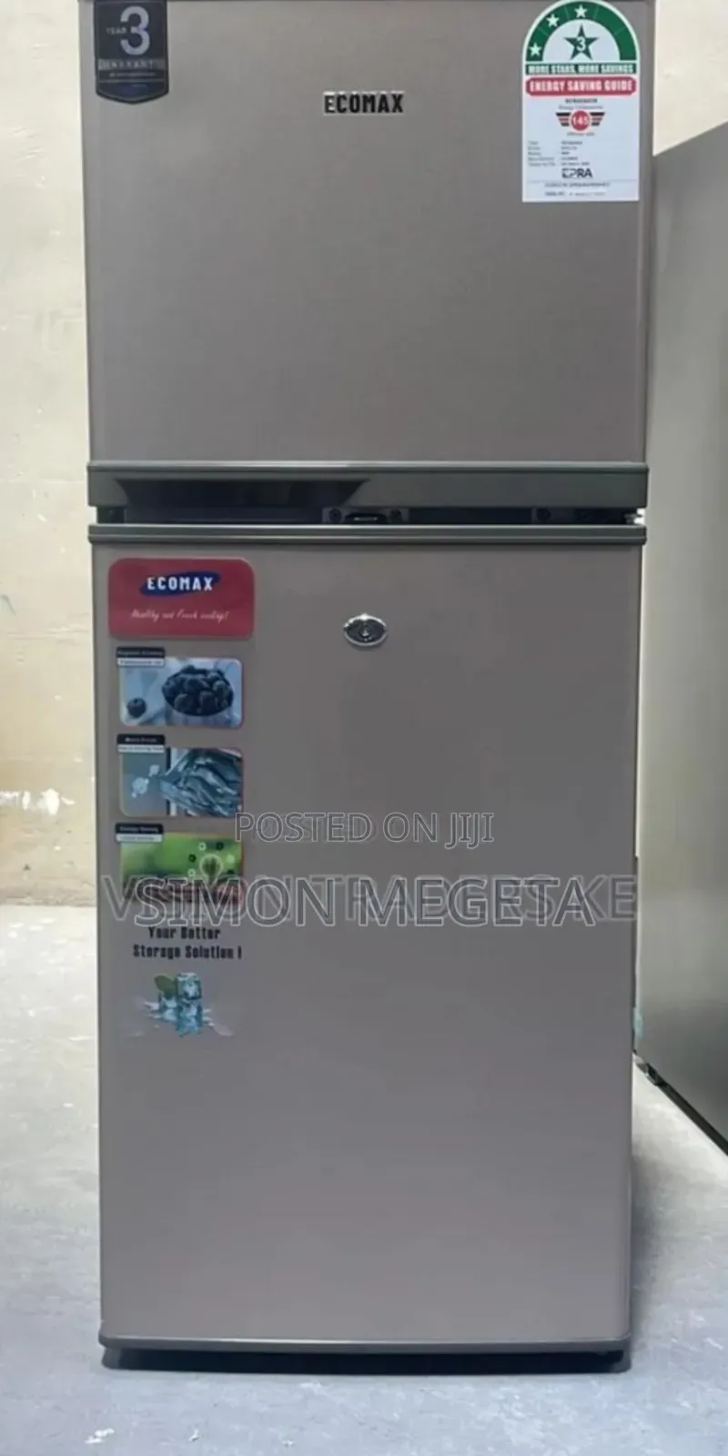 Elite Silver Ecomax 118l Fridge