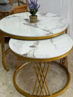 Modern Luxury Marble 2-in-1 Nesting Coffee Tables