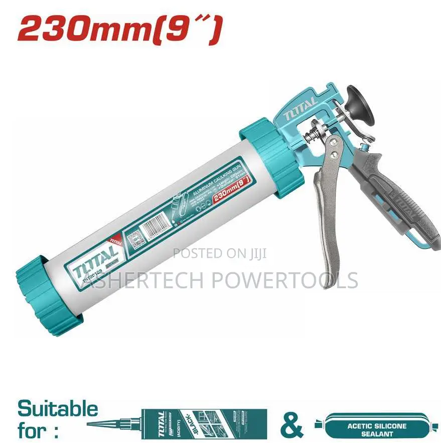 Tht20109 Total Aluminum Caulking Gun 9"