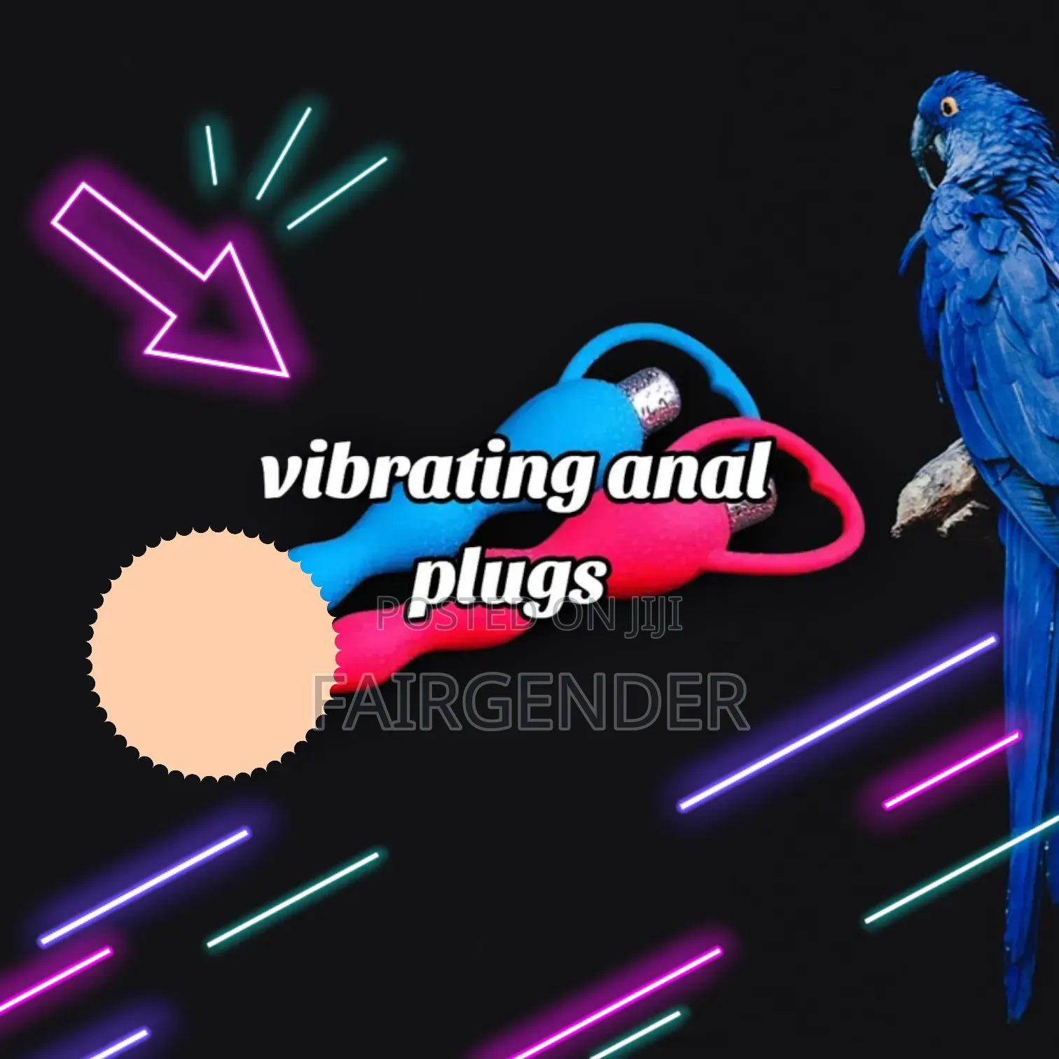 Vibrating Anal and Pussy Vibrator